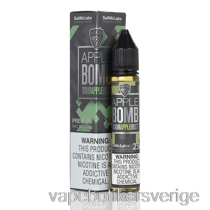 Vape Sverige äppelbomb - Vgod E-vätska - 60ml 0mg